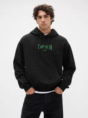 Pánska mikina GAP LOGO PULLOVER HOODIE 821291-03 MOONLESS NIGHT