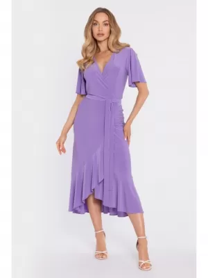 Dámske šaty MOE M912 LIGHT PURPLE