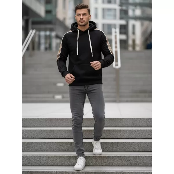  Pánska mikina DSTREET BX5941 ČIERNA 