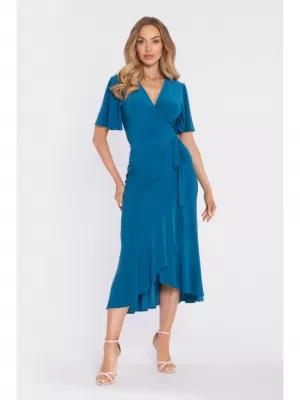 Dámske šaty MOE M912 OCEAN BLUE