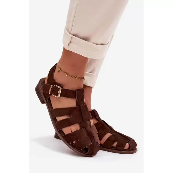  Dámske sandále BOTO JANESSA 41474 BROWN 
