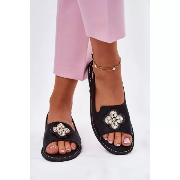  Dámske sandále S.BARSKI KV51-080 BLACK 