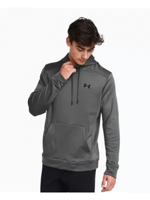 Pánska mikina UNDER ARMOUR ARMOUR FLEECE FZ HOODIE 1373357-025 ŠEDÁ