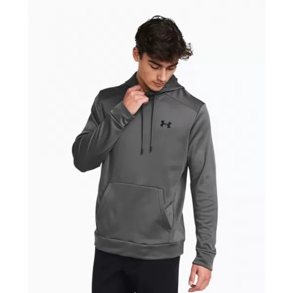  Pánska mikina UNDER ARMOUR ARMOUR FLEECE FZ HOODIE 1373357-025 ŠEDÁ 