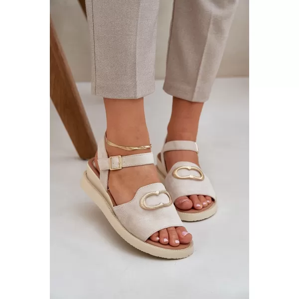  Dámske sandále BOTO SALIANES 35760 BEIGE 