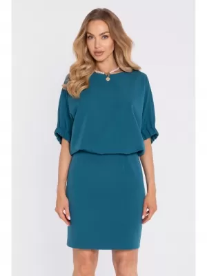 Dámske šaty MOE M904 OCEAN BLUE