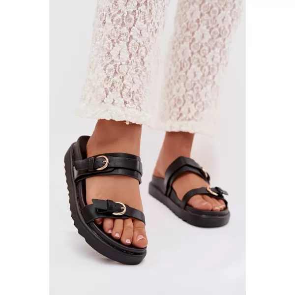  Dámske šľapky BOTO RIREA 42041 BLACK 