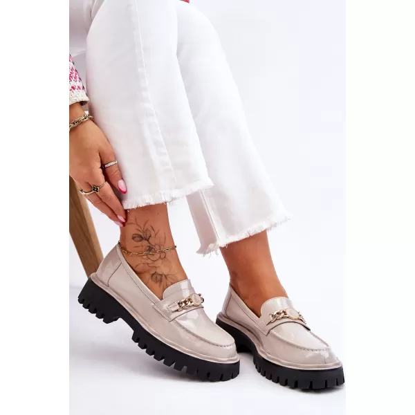  Dámske mokasíny S.BARSKI Ronin LIGHT GREY 