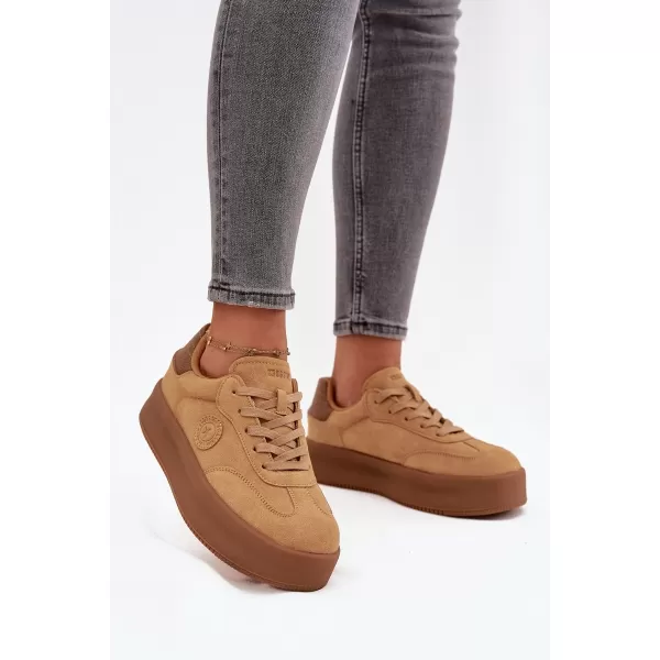  Dámske tenisky BIG STAR SS274762 BROWN/BEIGE Big Star Shoes 