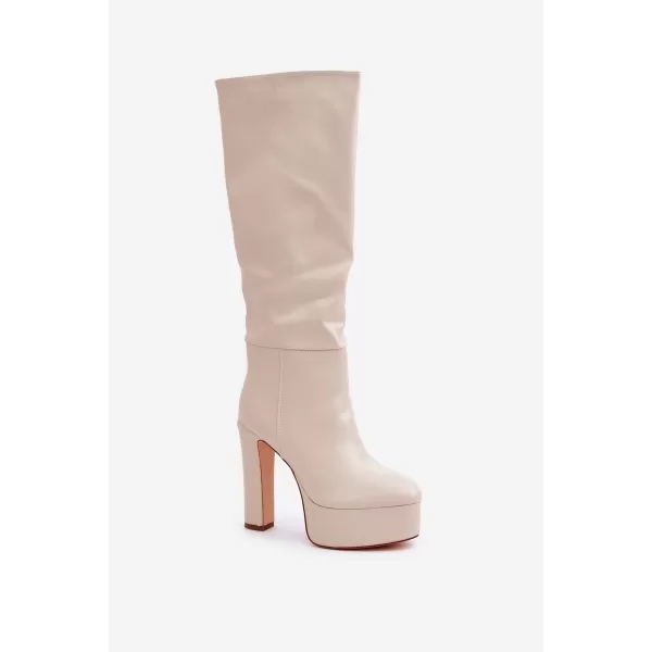  Dámske čižmy BOTO FELILORN 35100 BEIGE 