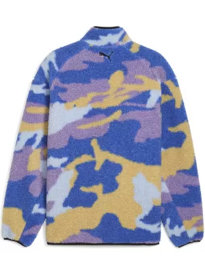 Pánska bunda PUMA DYLAN POLAR FLEECE JACKET 632826-01 PLÁTNO/AOP