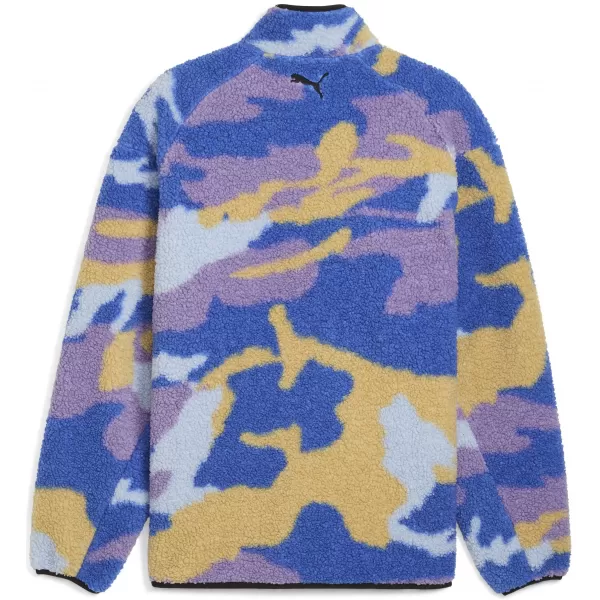  Pánska bunda PUMA DYLAN POLAR FLEECE JACKET 632826-01 PLÁTNO/AOP 