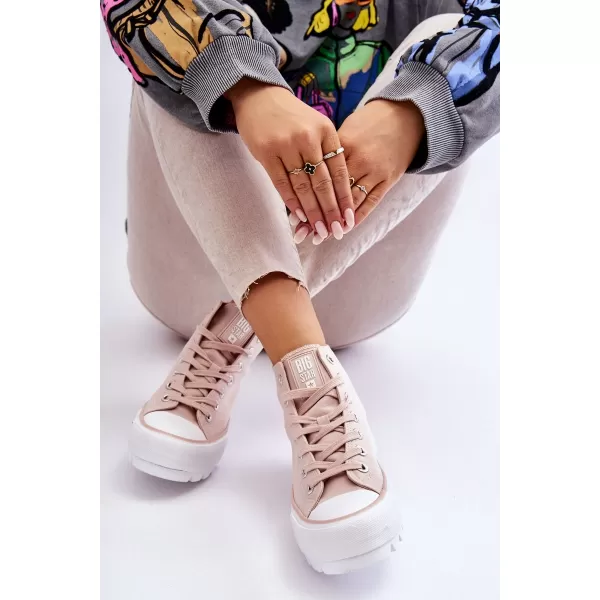  Dámske tenisky BIG STAR LL274157 NUDE Big Star Shoes 