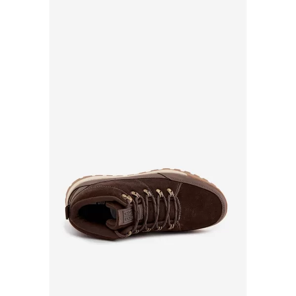 Pánske topánky BIG STAR SS174263 BROWN/BEIGE Big Star Shoes 