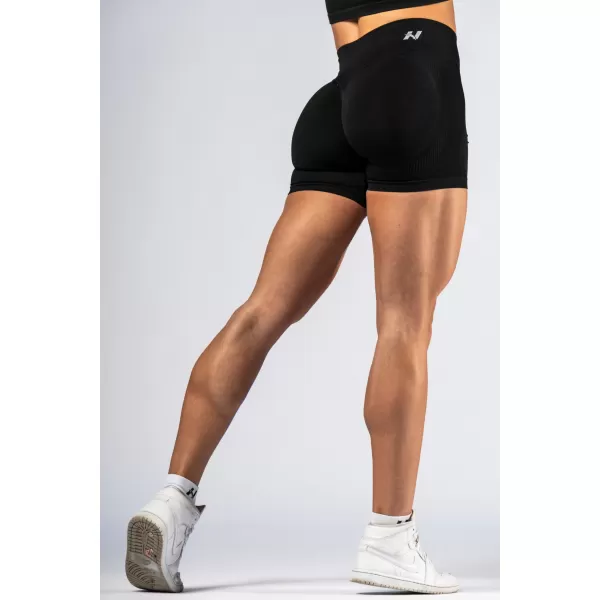  Push-up šortky s vysokým pásom POWER 893 BLACK Nebbia 