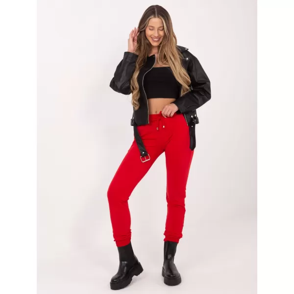  Dámske tepláky BASIC FEEL GOOD RV-DR-5040.92 RED 