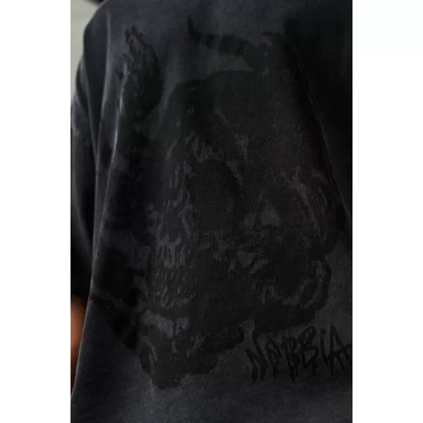  Pánske oversized tričko NEBBIA x Sexsdreams 810 BLACK 