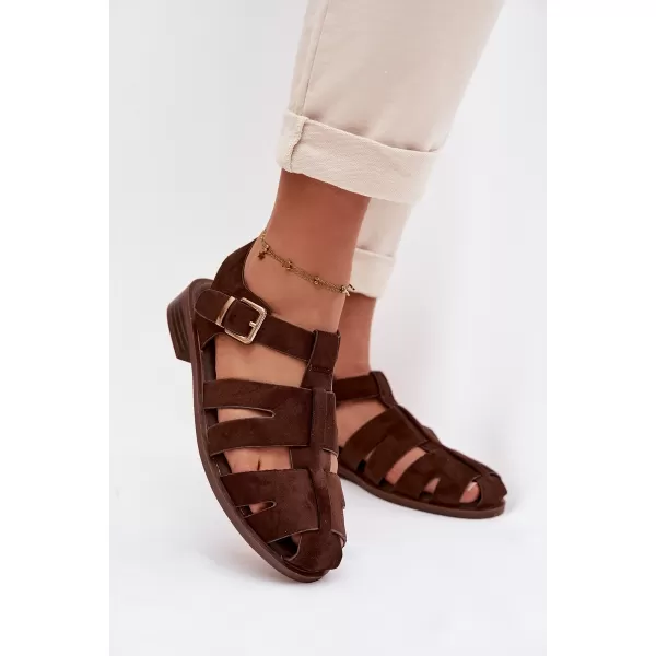  Dámske sandále BOTO JANESSA 41474 BROWN 