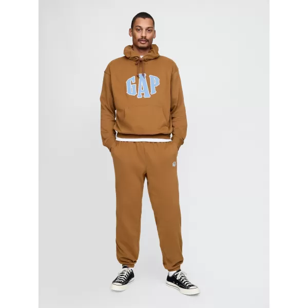  Pánske tepláky GAP LOGO SWEATPANTS 744733-01 BRIGHT BROWN 
