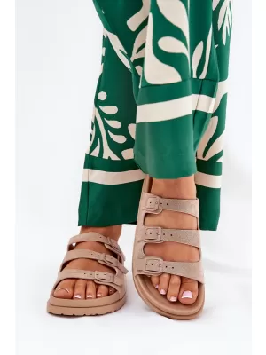 Dámske šľapky BOTO ULIRI 36079 KHAKI