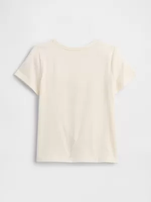 Detské tričko GAP BOYFRIEND TEE 837981-05 HAPPY