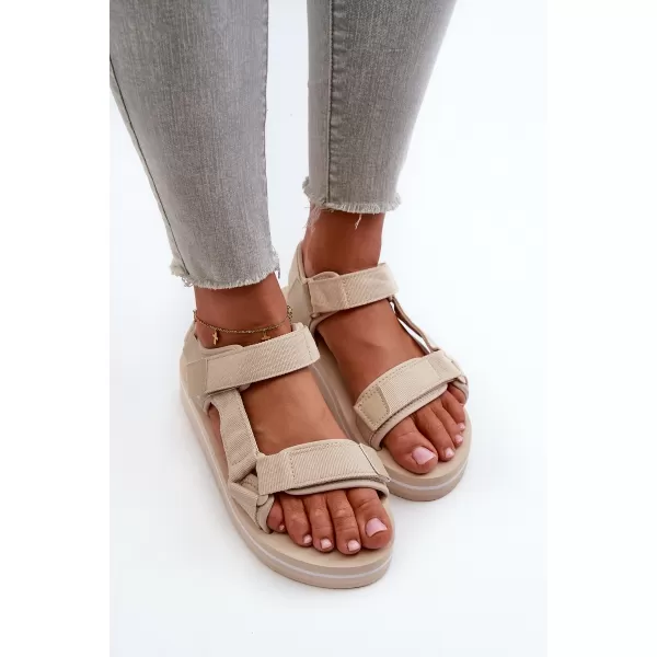  Dámske topánky BIG STAR NN274A535 BEIGE Big Star Shoes 