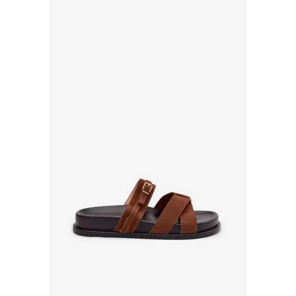  Dámske šľapky BOTO SELORINA 41608 BROWN 