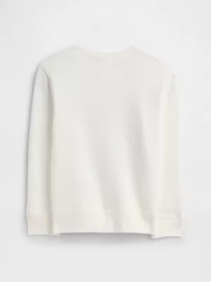 Detská mikina GAP LOGO SWEATSHIRT 770622-03 NEW OFF WHITE