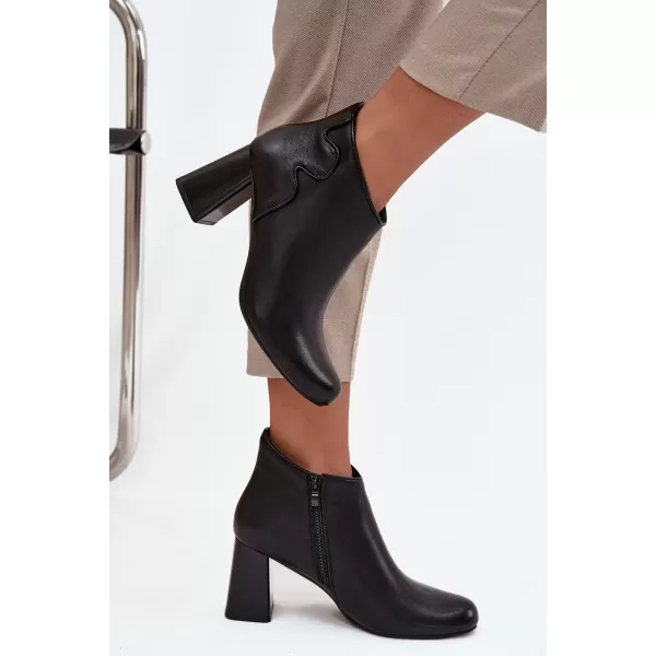  Dámske topánky na podpätku BOTO IVESSARA 39751 BLACK 