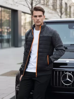 Pánska bunda DSTREET TX4395 ČIERNA