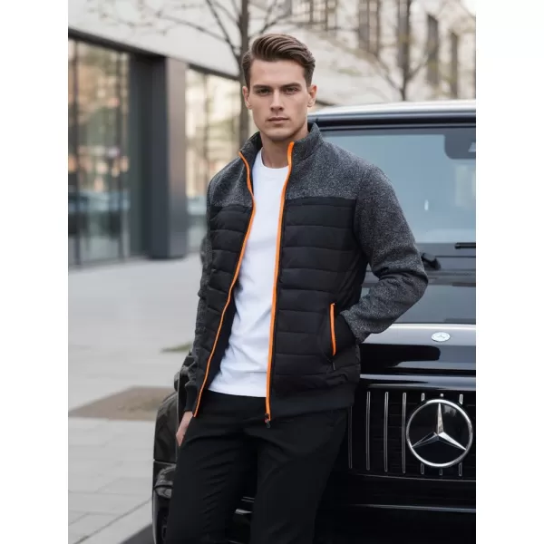  Pánska bunda DSTREET TX4395 ČIERNA 