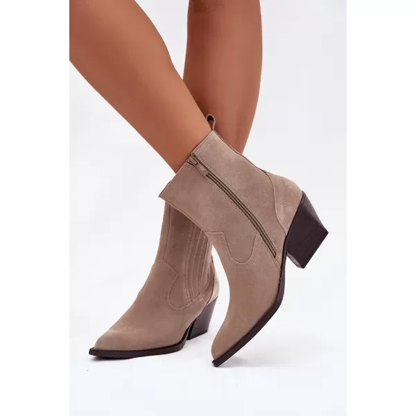  Dámske topánky na podpätku BOTO DYLIRA 40941 BEIGE 