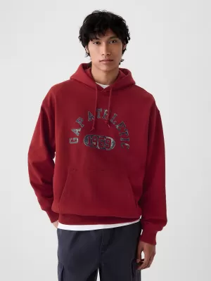 Pánska mikina GAP ATHLETIC ARCH PULLOVER HOODIE 534173-00 JAPONSKÁ MAPLE
