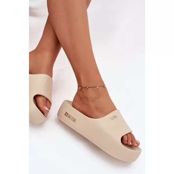  Dámske šľapky BIG STAR SS274722 BEIGE Big Star Shoes 