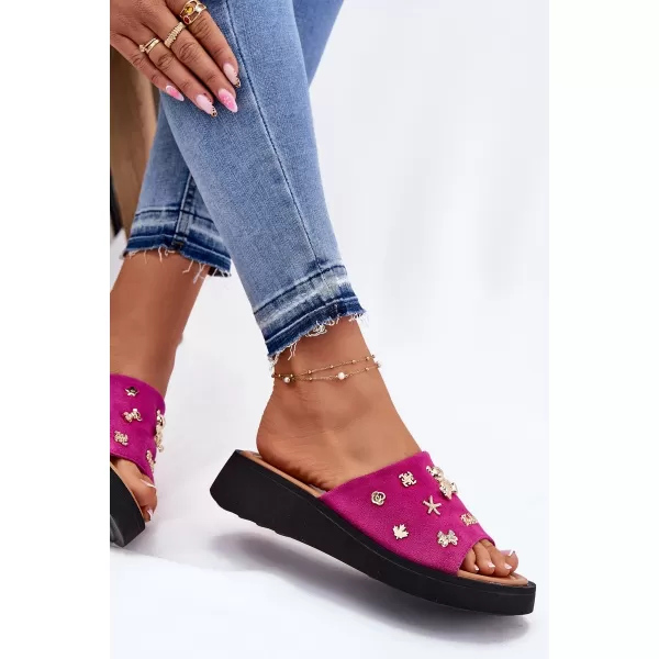  Dámske šľapky VINCEZA 66741 PINK 