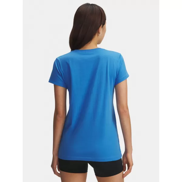  Dámske tričko UNDER ARMOUR UA LOGO SS 1356305-402 MODRÁ 