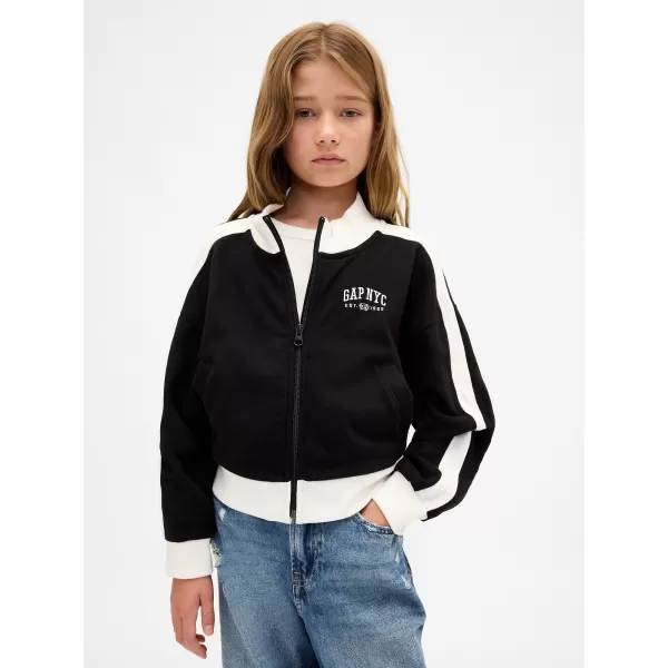  Detská mikina GAP LOGO HOODIE ZIP 823274-00 TRUE BLACK 