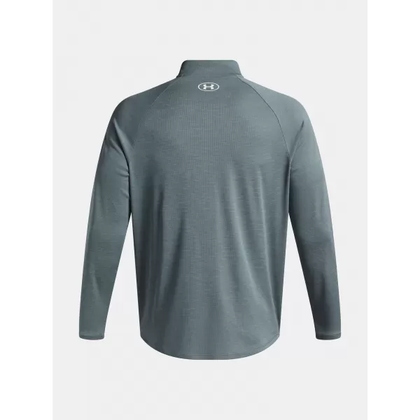  Pánske tričko UNDER ARMOUR UA TECH TEXTURED 1/2 ZIP 1382797-587 MODRÁ 