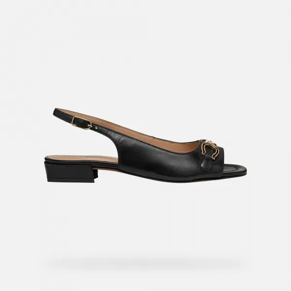  Dámske sandále GEOX NEW ERAKLIA 15 G012993 ČIERNA 