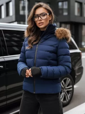 Dámska bunda DSTREET TY4039 MODRÁ