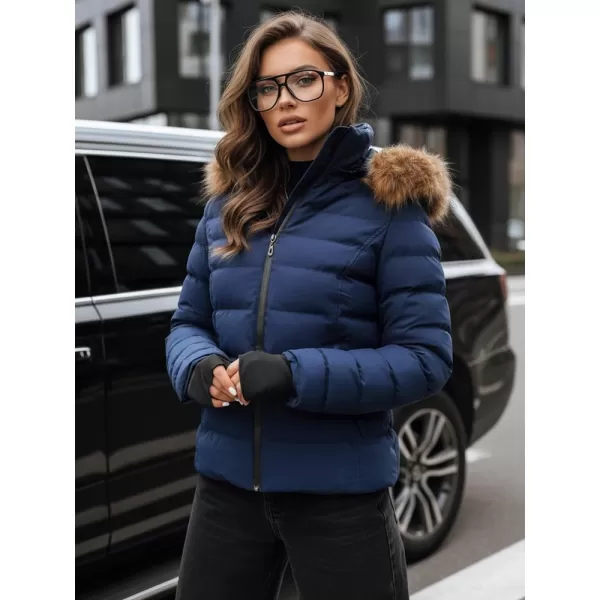  Dámska bunda DSTREET TY4039 MODRÁ 
