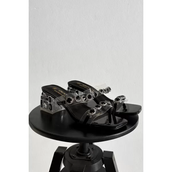  Dámske šľapky D&A MR1037-02 BLACK 