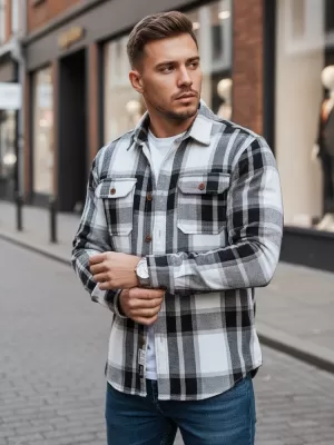 Pánska košeľa DSTREET DX2673 ČIERNA