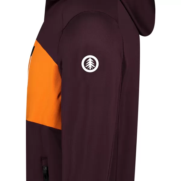  Pánska mikina powerfleece NORDBLANC BRACKEN NBWFM8286 HNEDÁ 