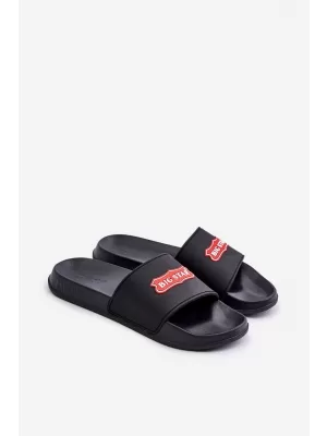 Pánske šľapky BIG STAR OO174028 BLACK Big Star Shoes
