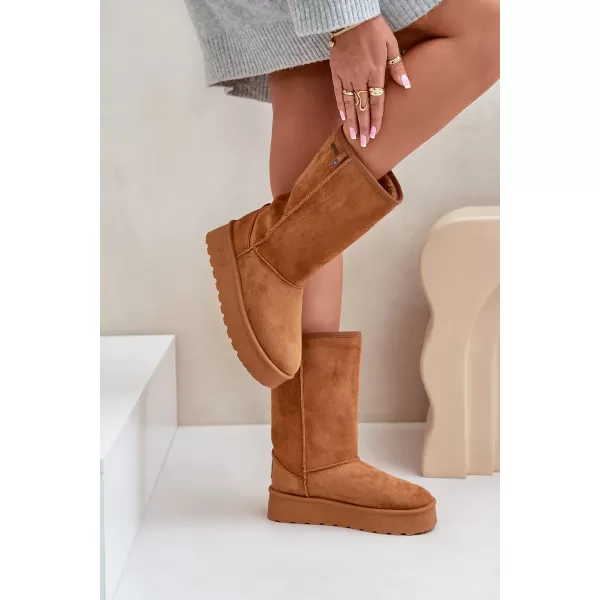  Dámske topánky BIG STAR OO274893 BROWN/BEIGE Big Star Shoes 