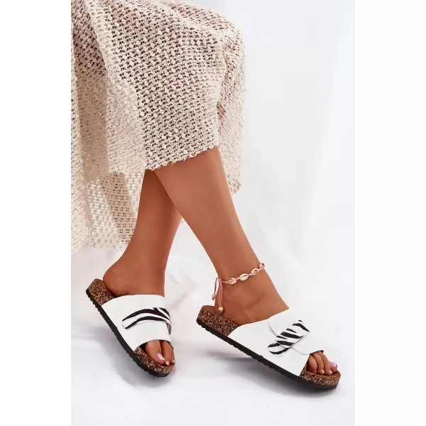  Dámske šľapky BOTO BAYLIN 37785 WHITE 
