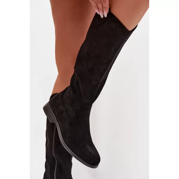  Dámske čižmy S.BARSKI HY61-8022 BLACK 