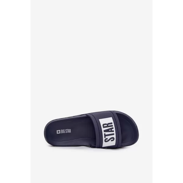  Dámske šľapky BIG STAR DD274A265 BLUE Big Star Shoes 