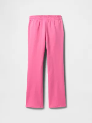 Detské tepláky GAP BOOTCUT LOGO SWEATPANTS 760724-01 STANDOUT PINK